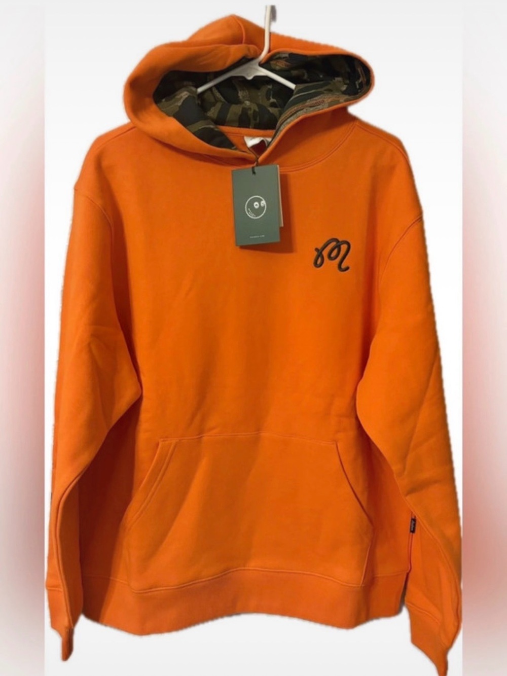 Malbon Tour Divot Orange Hooded Sweatshirt